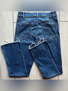MOTHER “The HUSTLER ANKLE FRAY” in “CAN’T STOP STARING” Size 30